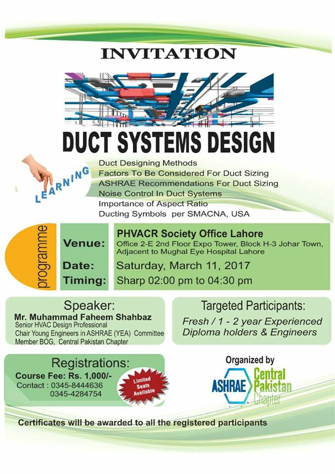 Training: Duct Systems Design